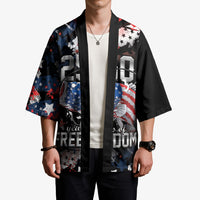 Personalized Largemouth Bass Fishing Kimono America 250 Year Freedom