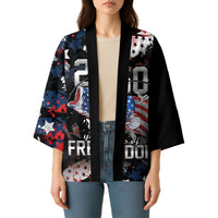 Personalized Largemouth Bass Fishing Kimono America 250 Year Freedom