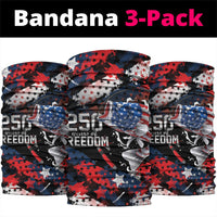 Largemouth Bass Fishing Neck Gaiter America 250 Year Freedom