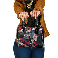 Largemouth Bass Fishing Shoulder Handbag America 250 Year Freedom