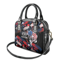 Largemouth Bass Fishing Shoulder Handbag America 250 Year Freedom