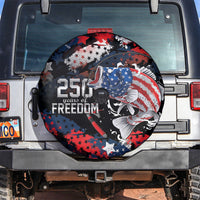 Largemouth Bass Fishing Spare Tire Cover America 250 Year Freedom