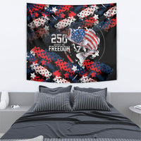 Largemouth Bass Fishing Tapestry America 250 Year Freedom