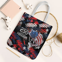 Largemouth Bass Fishing Tote Bag America 250 Year Freedom