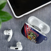 Largemouth Bass Fishing AirPods Case American Flag