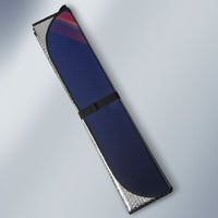 Largemouth Bass Fishing Auto Sun Shade American Flag