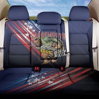 Largemouth Bass Fishing Back Car Seat Cover American Flag