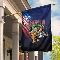 Largemouth Bass Fishing Garden Flag American Flag