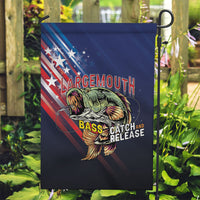 Largemouth Bass Fishing Garden Flag American Flag