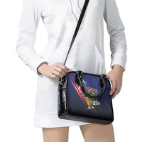 Largemouth Bass Fishing Shoulder Handbag American Flag