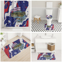 Largemouth Bass Tournament Fishing Bathroom Set