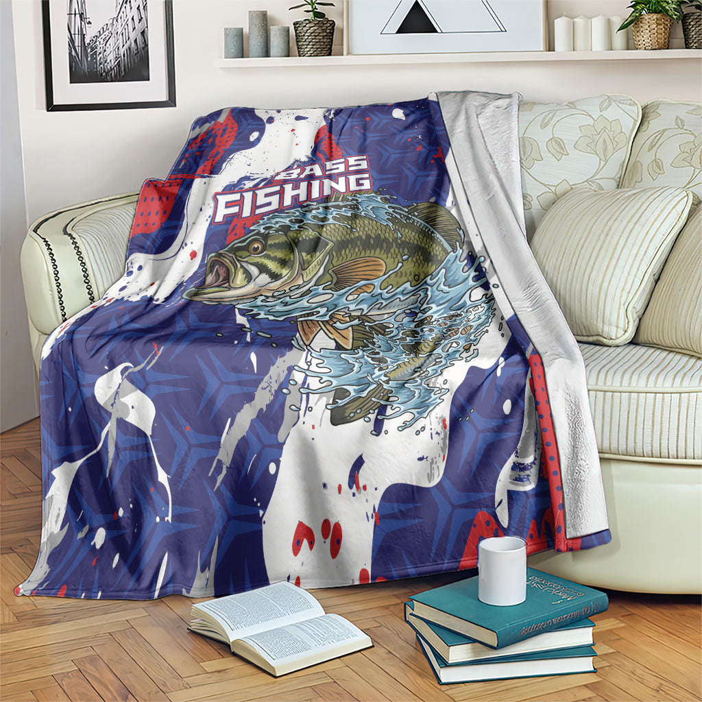 Largemouth Bass Tournament Fishing Blanket