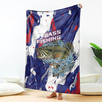 Largemouth Bass Tournament Fishing Blanket
