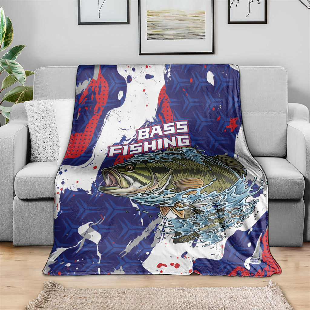 Largemouth Bass Tournament Fishing Blanket