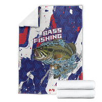 Largemouth Bass Tournament Fishing Blanket