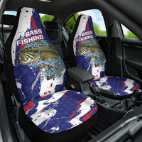 Largemouth Bass Tournament Fishing Car Seat Cover