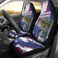 Largemouth Bass Tournament Fishing Car Seat Cover