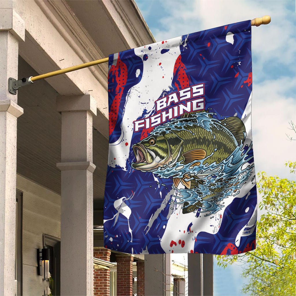 Largemouth Bass Tournament Fishing Garden Flag