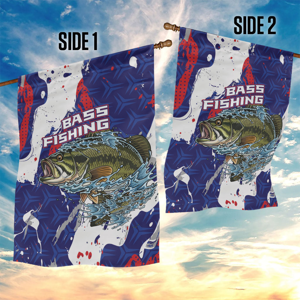 Largemouth Bass Tournament Fishing Garden Flag