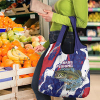 Largemouth Bass Tournament Fishing Grocery Bag