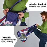 Largemouth Bass Tournament Fishing Grocery Bag