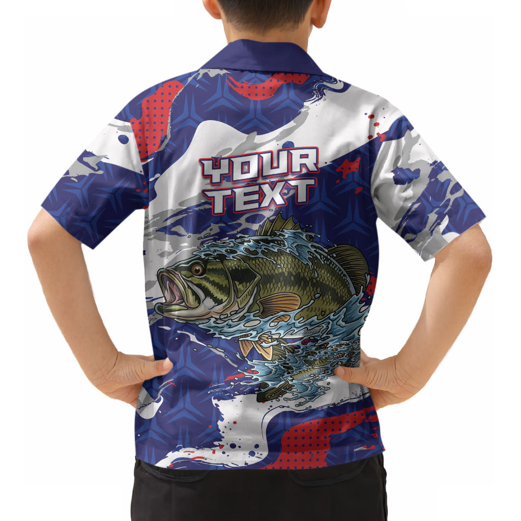 Personalized Largemouth Bass Tournament Fishing Kid Hawaiian Shirt