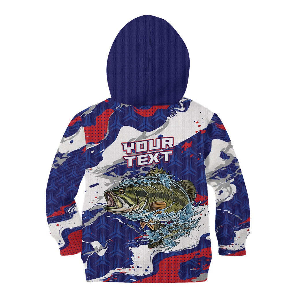 Personalized Largemouth Bass Tournament Fishing Kid Hoodie