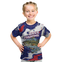 Personalized Largemouth Bass Tournament Fishing Kid T Shirt