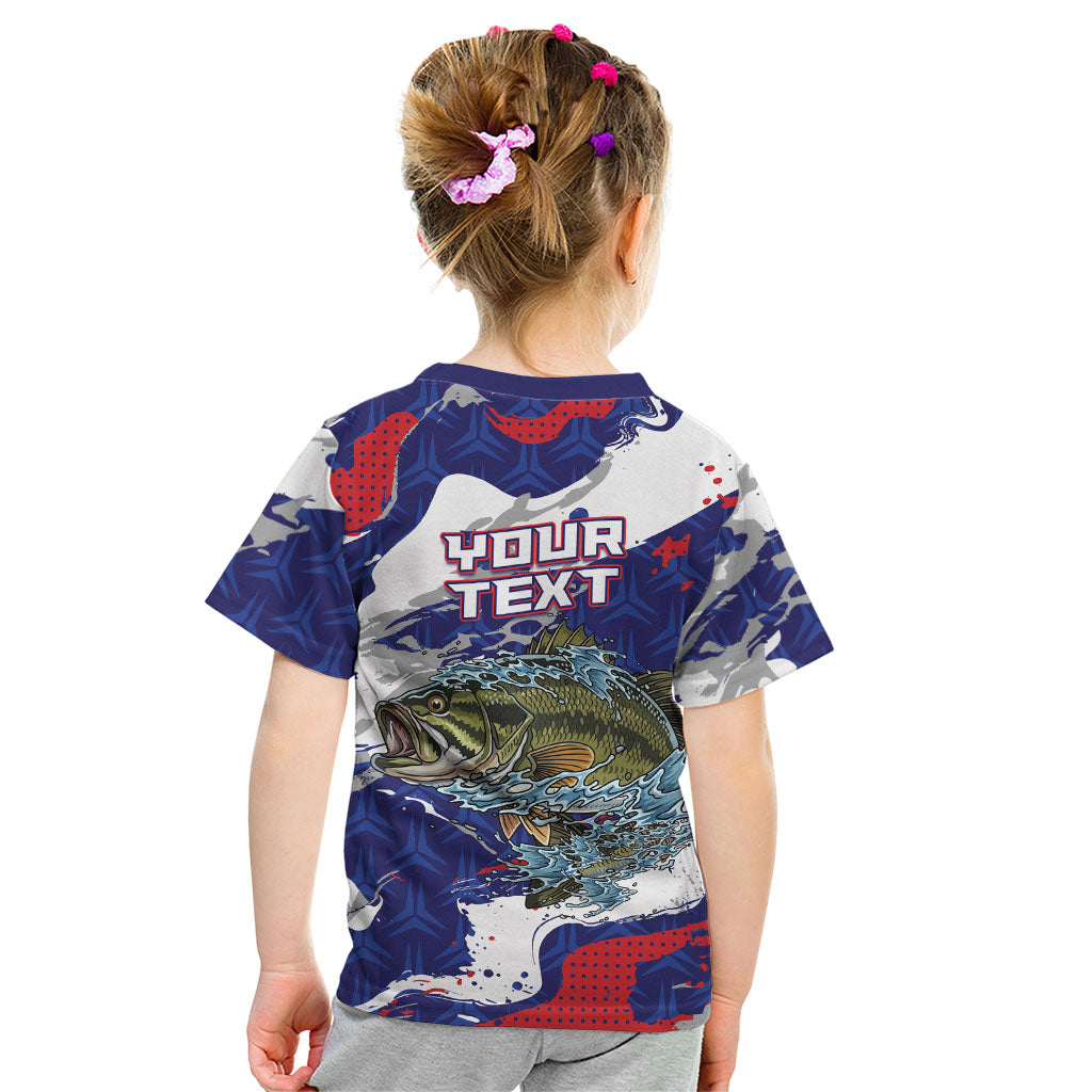 Personalized Largemouth Bass Tournament Fishing Kid T Shirt