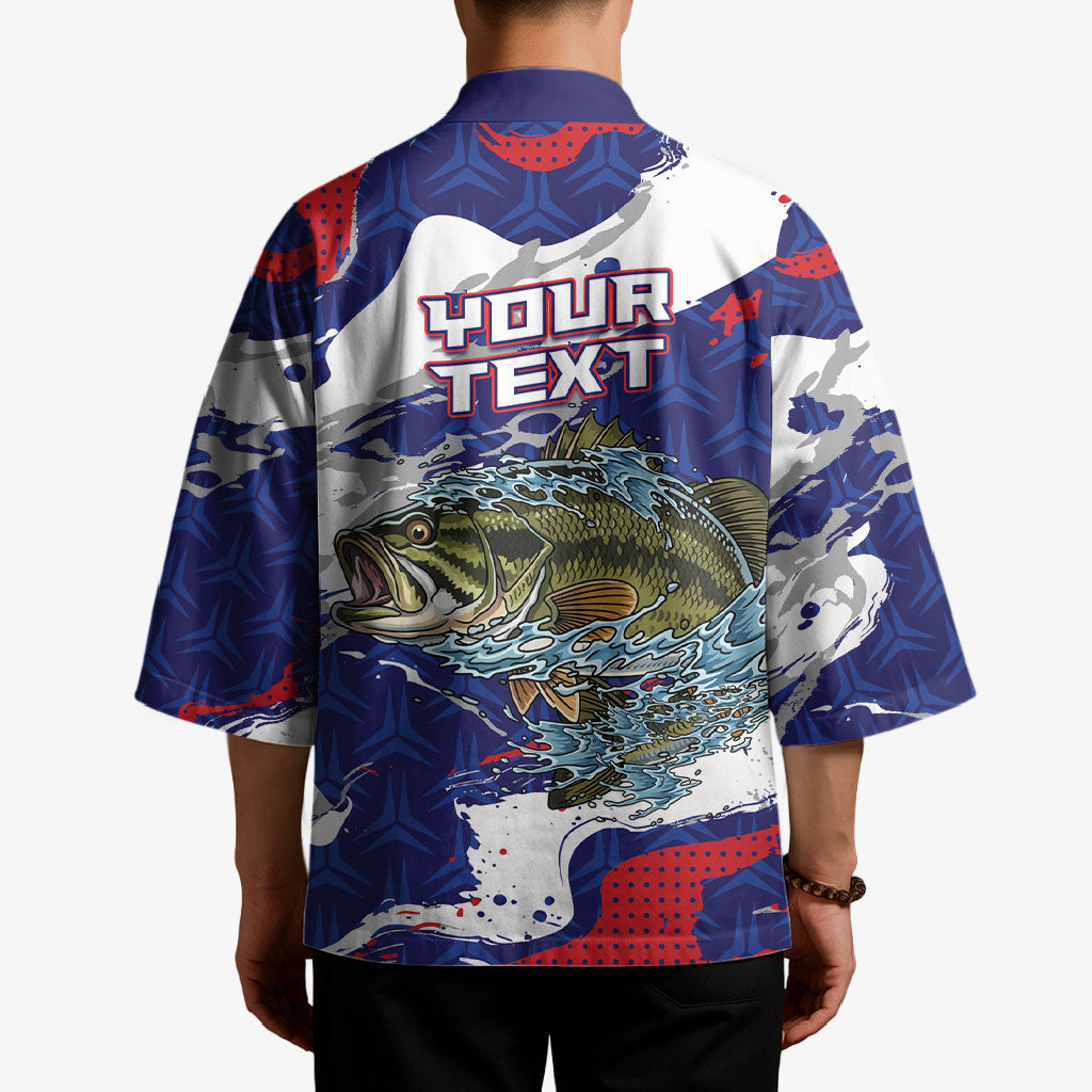 Personalized Largemouth Bass Tournament Fishing Kimono