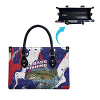 Largemouth Bass Tournament Fishing Leather Bag