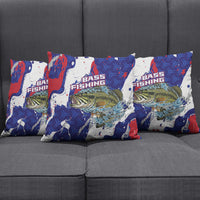 Largemouth Bass Tournament Fishing Pillow Cover