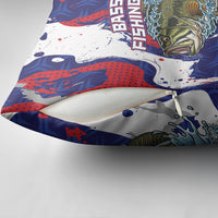 Largemouth Bass Tournament Fishing Pillow Cover
