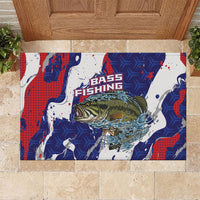 Largemouth Bass Tournament Fishing Rubber Doormat