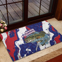 Largemouth Bass Tournament Fishing Rubber Doormat