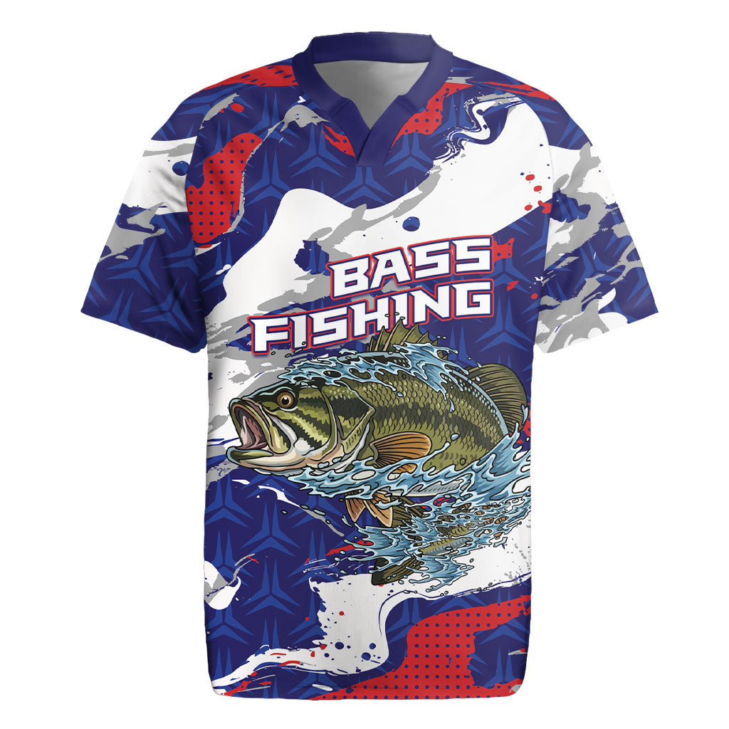 Personalized Largemouth Bass Tournament Fishing Rugby Jersey