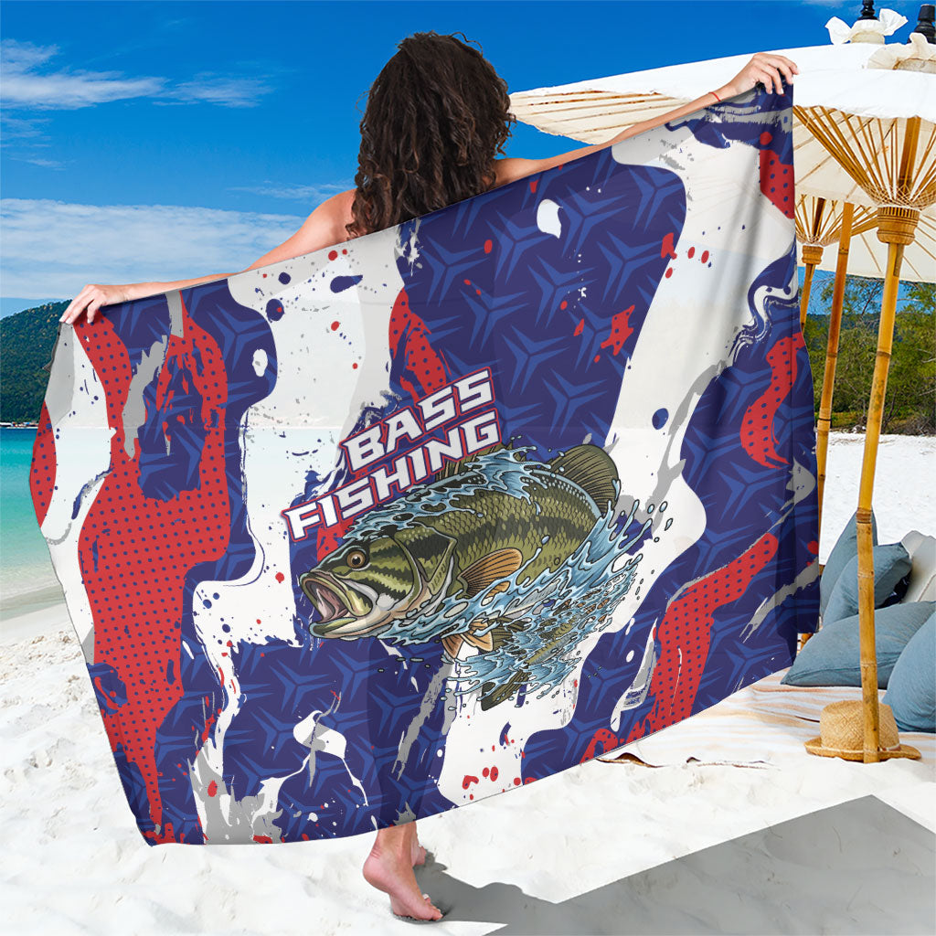Largemouth Bass Tournament Fishing Sarong