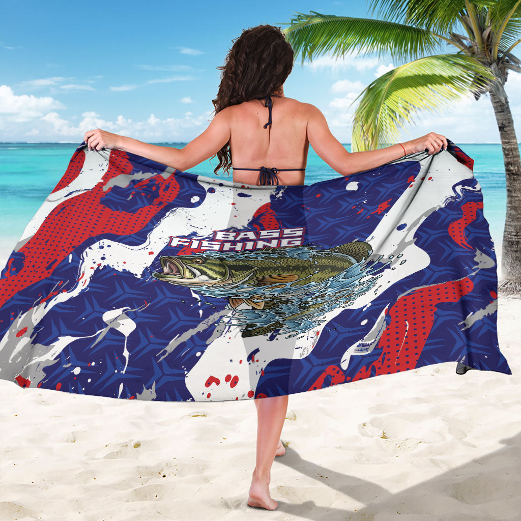 Largemouth Bass Tournament Fishing Sarong