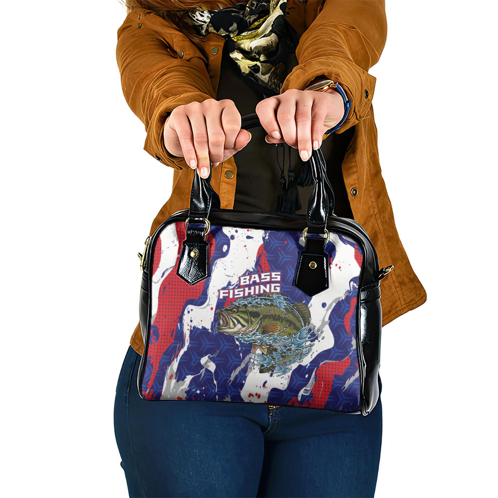 Largemouth Bass Tournament Fishing Shoulder Handbag