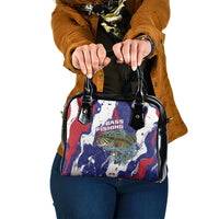 Largemouth Bass Tournament Fishing Shoulder Handbag