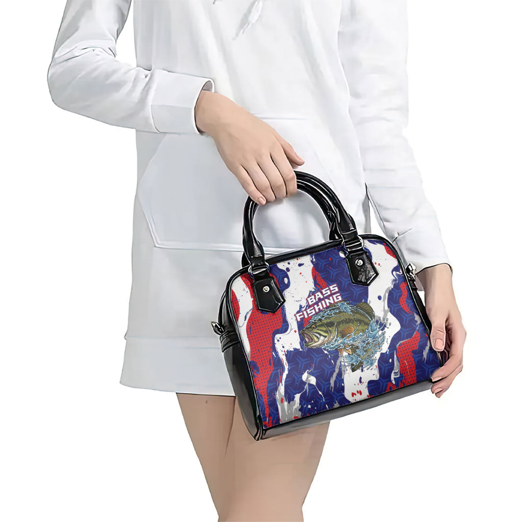Largemouth Bass Tournament Fishing Shoulder Handbag