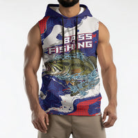 Personalized Largemouth Bass Tournament Fishing Sleeveless Hoodie