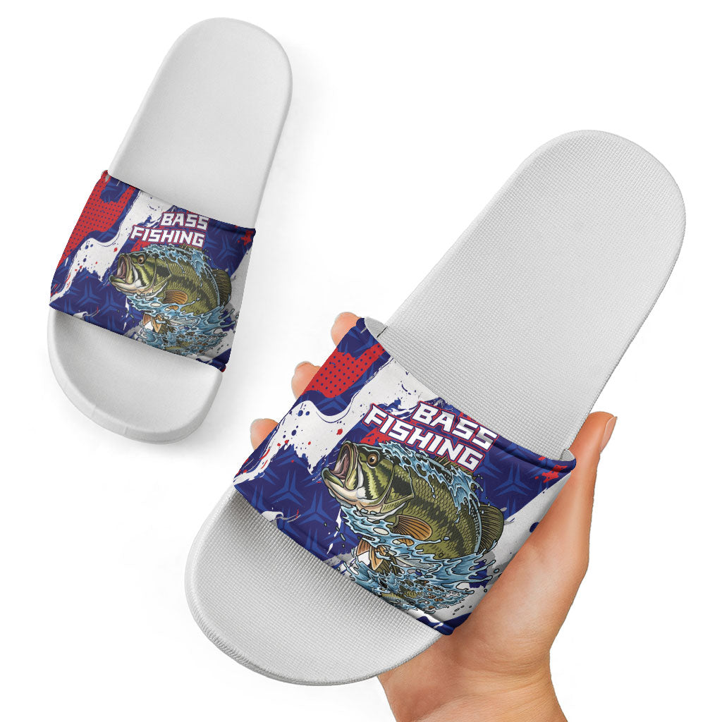 Largemouth Bass Tournament Fishing Slide Sandals