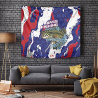 Largemouth Bass Tournament Fishing Tapestry