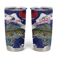 Personalized Largemouth Bass Tournament Fishing Tumbler Cup