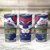 Personalized Largemouth Bass Tournament Fishing Tumbler Cup