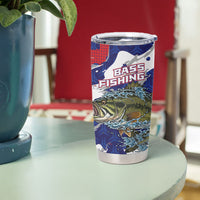 Personalized Largemouth Bass Tournament Fishing Tumbler Cup