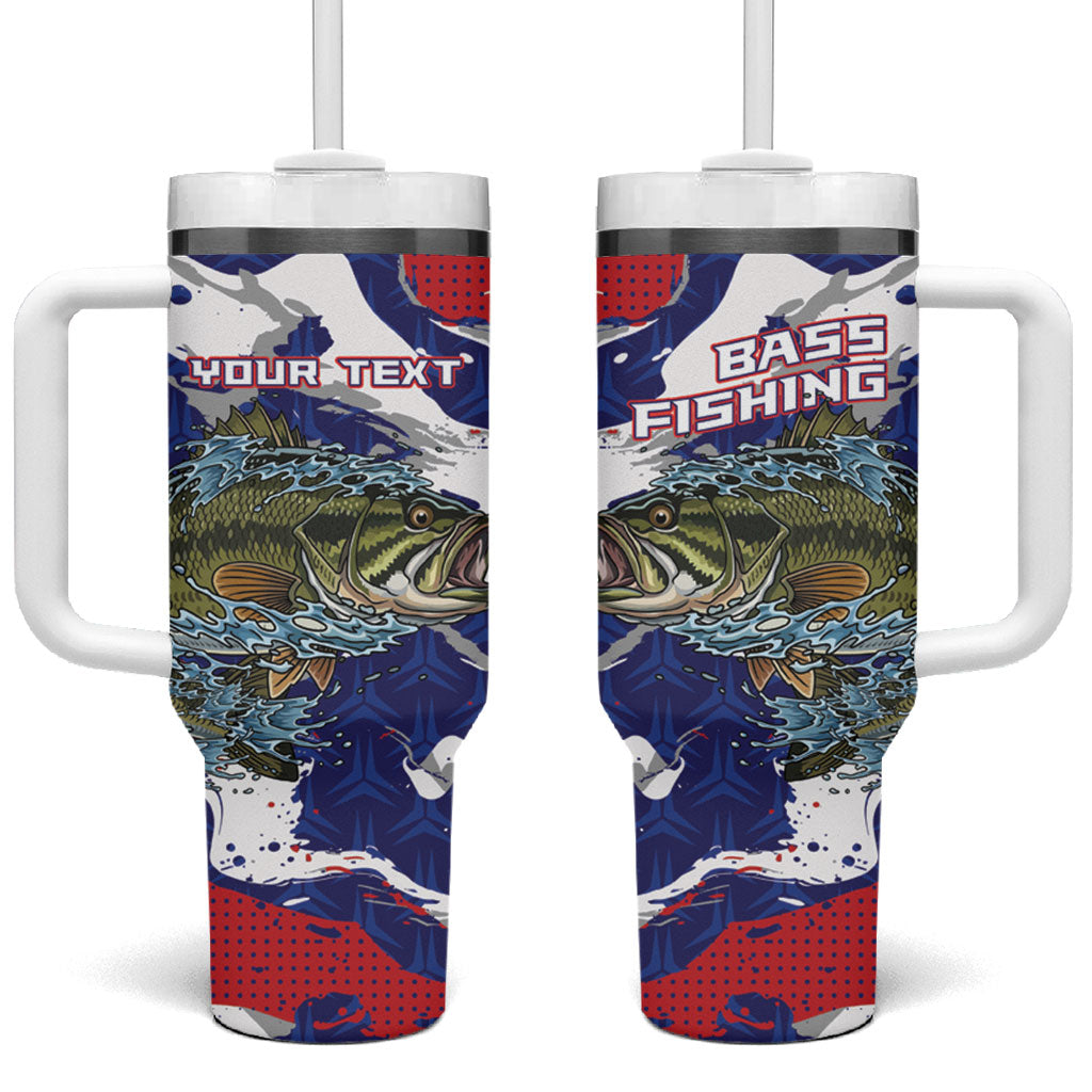 Personalized Largemouth Bass Tournament Fishing Tumbler With Handle