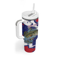 Personalized Largemouth Bass Tournament Fishing Tumbler With Handle
