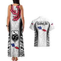Samoa Rugby Couples Matching Tank Maxi Dress and Hawaiian Shirt Go Champions World Cup 2023 Polynesian Unique LT9 - Wonder Print Shop